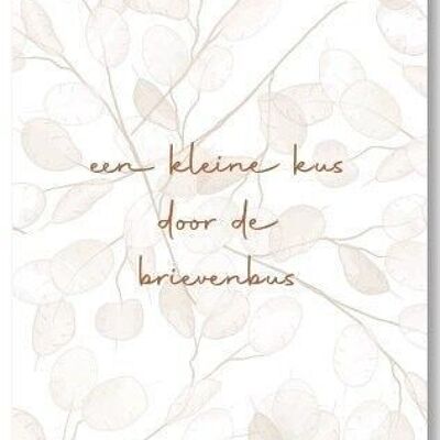 Greeting Card | A little kiss through the letterbox