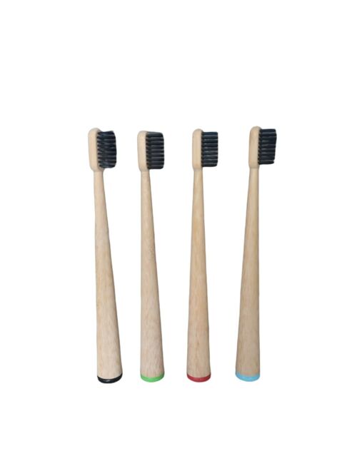 Brosse à dents colorée et pied intégré l Bambou