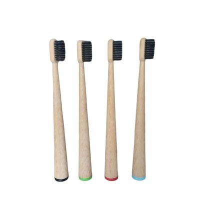 Cepillo de dientes de colores y pie integrado l Bamboo