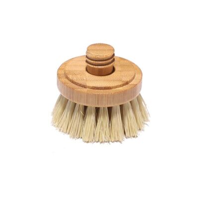 Tête remplaçable Brosse à vaisselle I Bambou et Sisal