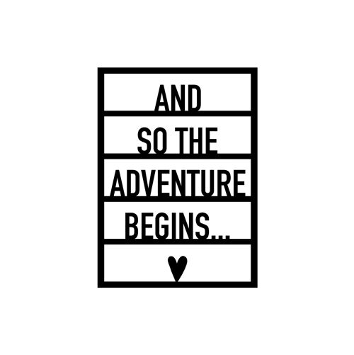 Card. 15 And so the adventure begin