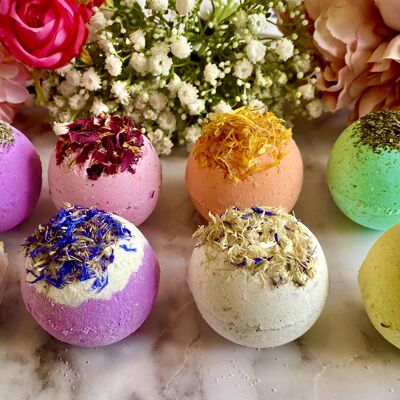 56 Piece Bundle - Luxury Therapeutic Organic Bath Bombs