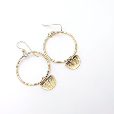 Moonbeam Ring Earrings