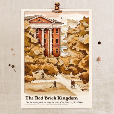 Der Red Brick Kingdom Kunstdruck