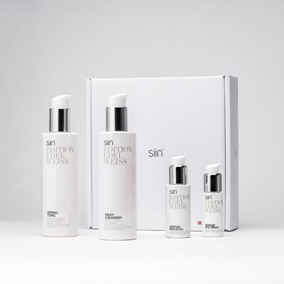 COFFRET INTENSE ALLINE 25+. Une peau éclatante et un moment de fraîcheur.