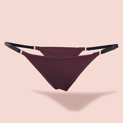 Merino Tanga venere bio bordeaux