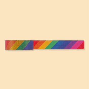 WASHI TAPE - Rainbow stripes 1