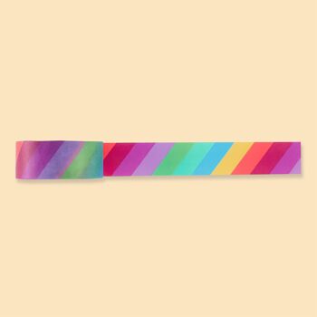 WASHI TAPE - Rainbow stripes 3