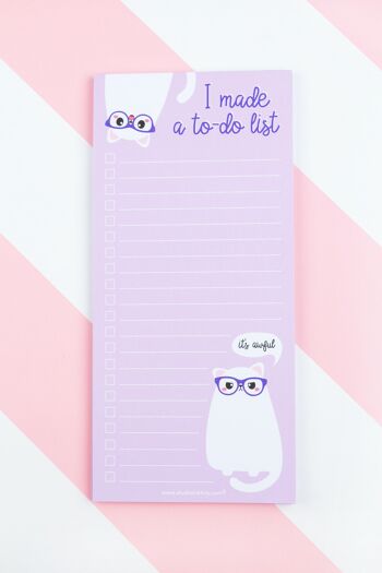 Grumpy Cat to do list bloc-notes pour les amoureux des chats 2