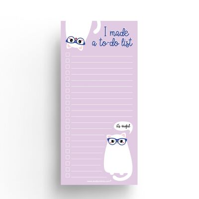 Grumpy Cat to do list bloc-notes pour les amoureux des chats