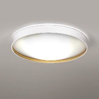 mlnALINA - CEILING LIGHT 37 CM DIAM. 2 X E27 WHITE+GOLDEN INTERIOR