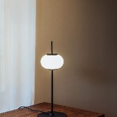 mlnASTROS - TABLE LAMP G9 2 X 4,8W TEXTURED BLACK, AERIAL SWITCH