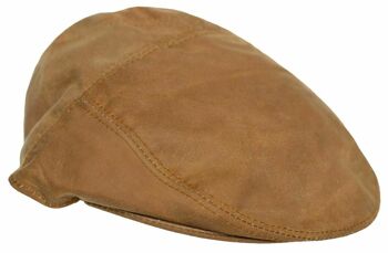 Casquette plate pour homme britannique chasse Tan décontracté chapeau tir pays ciré femmes 1