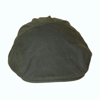 Gorra plana de algodón encerado para hombre Caza Verde Marrón Sombrero casual Tiro - M - Verde