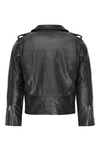 Veste de moto / motard Brando en cuir véritable pour homme toutes tailles neuve - XL 3