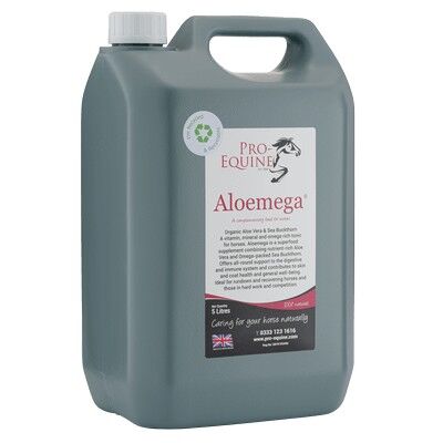 Aloemega - supplément de superaliments pour chevaux 5 litres