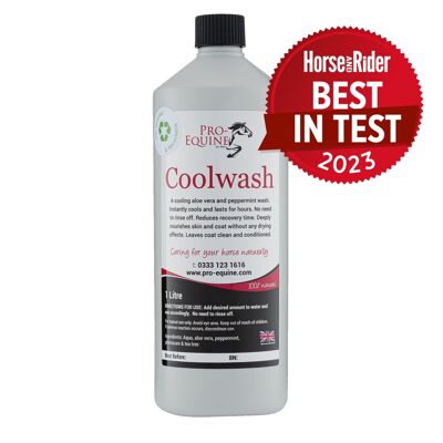 Coolwash - Lavaggio naturale per cavalli senza risciacquo 1 Litro