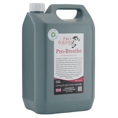 Pro-Breathe respiratory supplement for competition horses - 5 litres