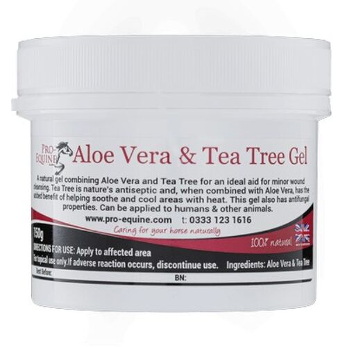 Aloe Vera & Tea Tree Gel soothing & antiseptic 150g