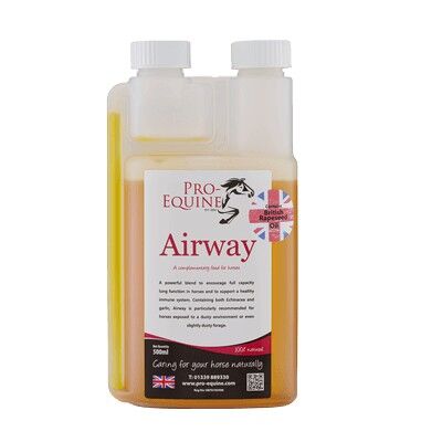 Suplemento respiratorio Airway para caballos - 500ml