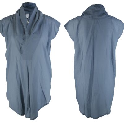 TOAT dressblouse, plain - lightgrey