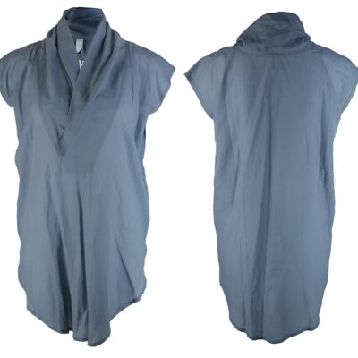 TOAT dress blouse, plain - light gray