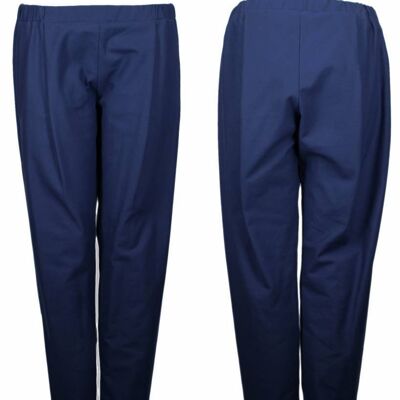 Pantaloni COZY II, panama - blu scuro