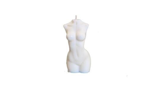 Female Torso Candle - White",5,