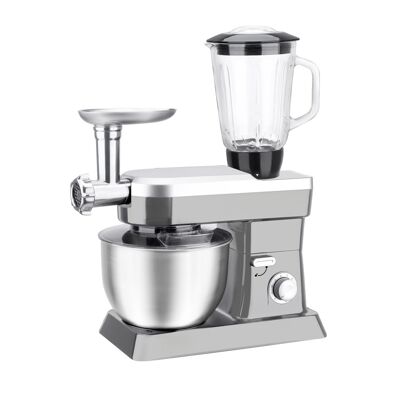 3-IN-1 KITCHEN MACHINE SILVER 6.3L