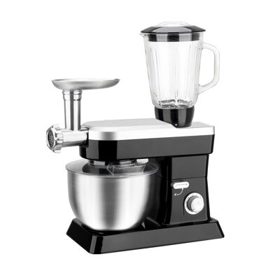 3-IN-1 KITCHEN MACHINE BLACK 6.3L