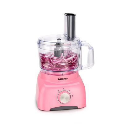 13-delig keukenmachine roze 1.2l