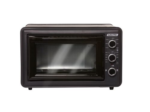 Elektrische oven zwart 1500w 35l
