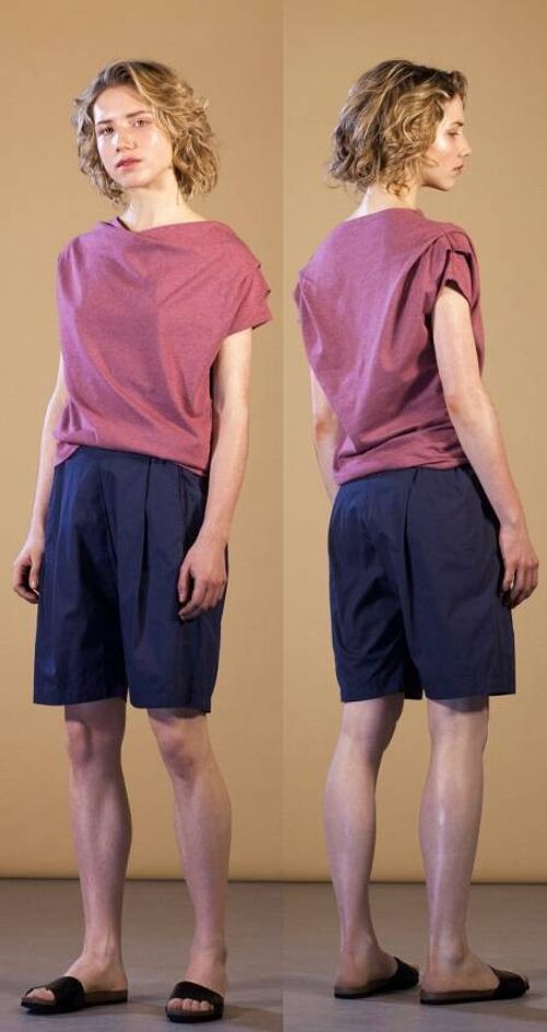 COSY II shorts, plain - darkblue