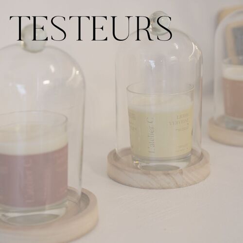 TESTEURS bougies parfumées x6