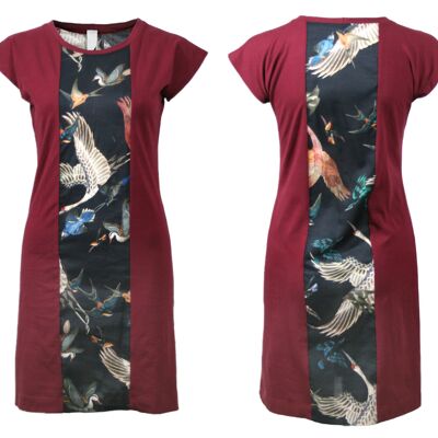 PLUM dress - rust, birds