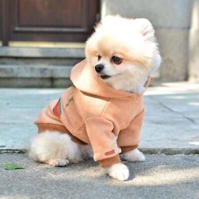 Sudadera con capucha para perro Pucci