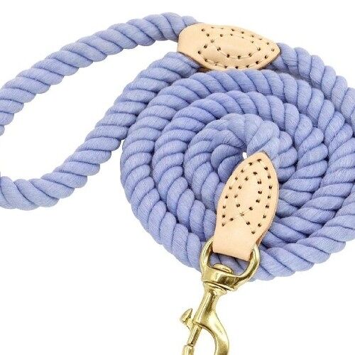 Handmade Cotton Dog Rope avender