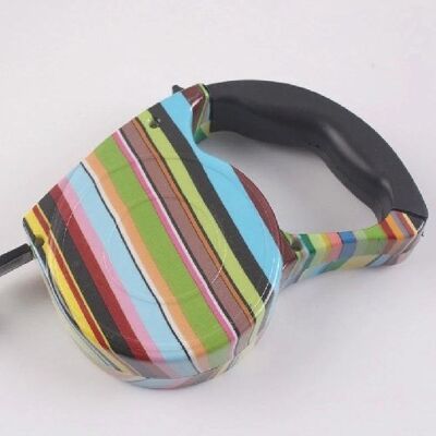 Colorful Automatic Retractable Dog Lead - Rainbow