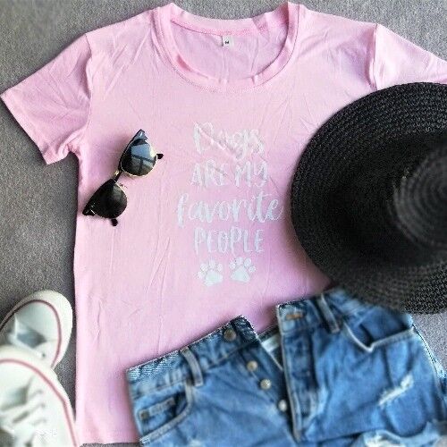 I cani sono le mie persone preferite Maglietta casual - rosa