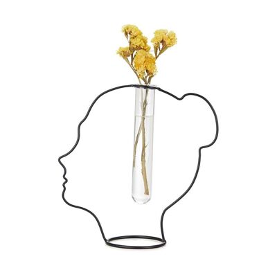 Vase-Vase-Blumenvase, Lady Silhouette