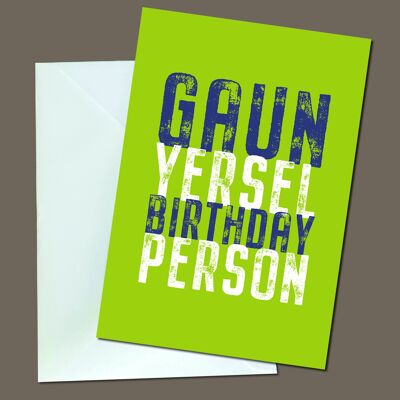 Gaun yersel personne