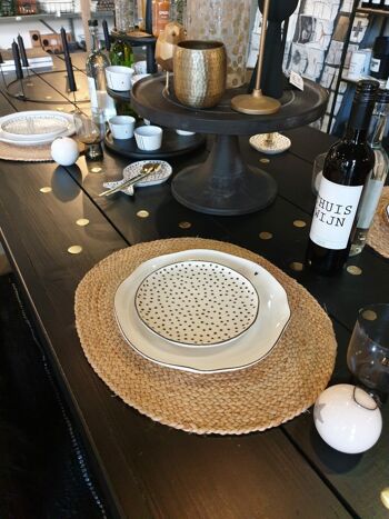 Set de table en jute naturel VR19LNAT Accessoire de table pour table à dîner 3