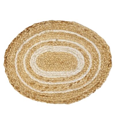 Jute Placemat Natural-Ecru Table Accessories Dinner Table