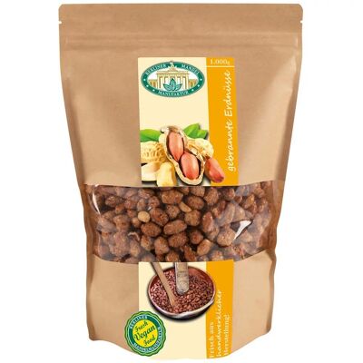 Roasted peanuts in a bag 1000g