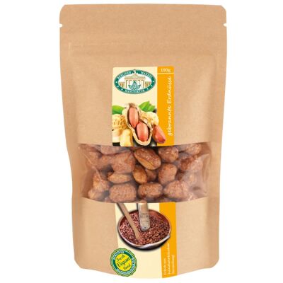 Roasted peanuts in a bag 100g