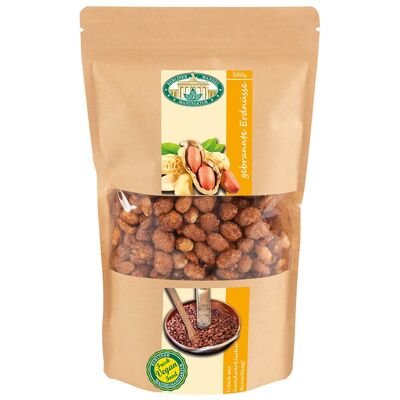 Roasted peanuts in a bag 500g