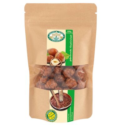 Roasted hazelnuts in a bag 100g