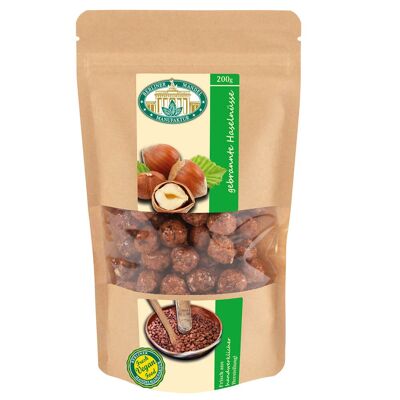 Roasted hazelnuts in a bag 200g