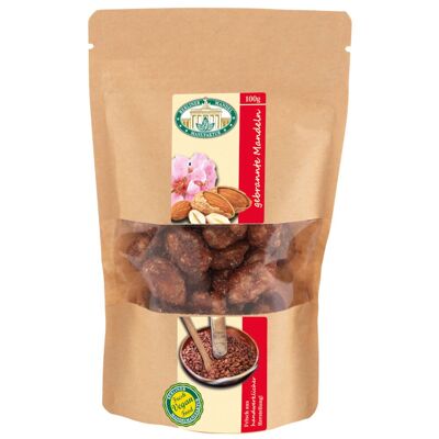 Roasted almonds in a bag 100g