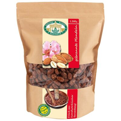 Roasted almonds in a bag 1500g